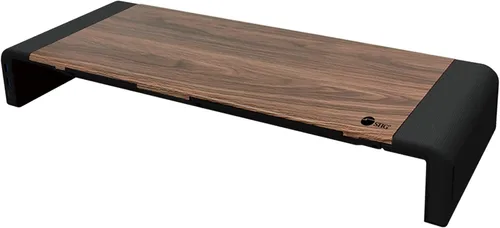 Vista 8 de SIIG Soporte elevador para monitor de computadora y portátil con soporte para teléfono, ancho ajustable en ambos lados, soporta hasta 55 libras