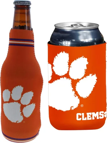 Vista 121 de College Team Color Logo Can & Bottle Holder Insulator Beverage Cooler Set