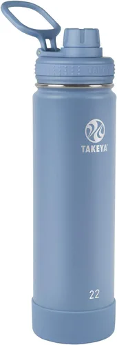 Vista 66 de Takeya Actives Botella de Agua con Tapa de Boquilla, Botella con Doble Aislamiento de Acero Inoxidable, Apta para Lavavajillas y Sin BPA, Botella