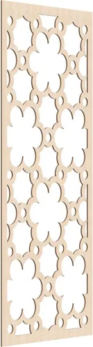 Vista 176 de 9 3/8"W x 24 3/8"H x 1/4"T Southgate Decorativos Paneles De Pared De Madera Calado, Abedul