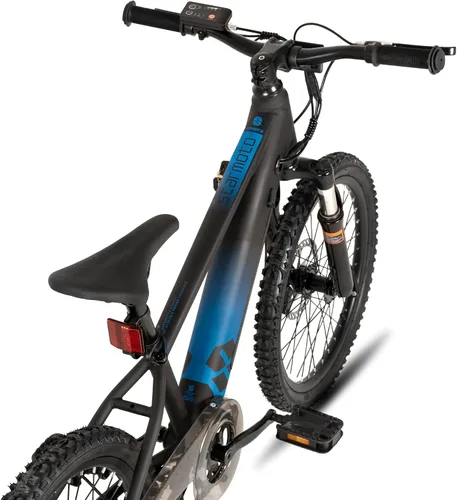 Vista 8 de JOYSTAR Bicicleta eléctrica de 20" 24" para niños, niñas, adolescentes a partir de 7 años Negro
