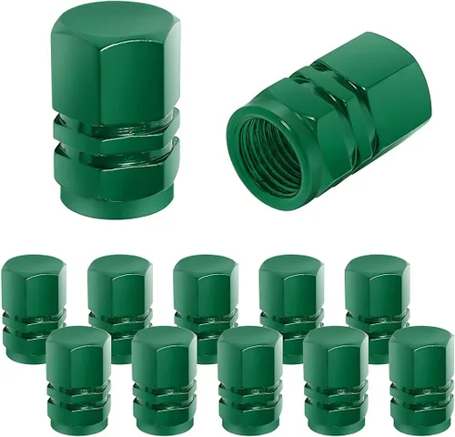 Vista 13 de 12 PCS tapones para válvulas de neumáticos de automóvil, tapas herméticas, universales para automóviles, bicicletas, motocicletas, SUV, accesorios