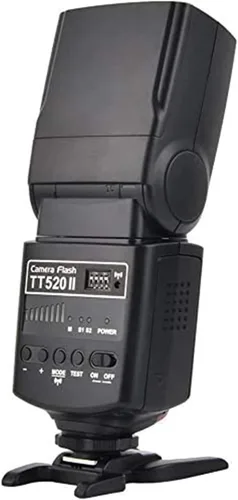 Vista 5 de Godox TT520II Flash de transmisión inalámbrica Speedlite - Receptor incorporado y transmisor RT compatible con Canon Nikon Panasonic Olympus Pentax