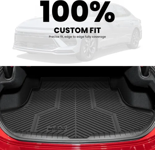 Vista 3 de LASFIT Alfombrillas para automóvil, para todo tipo de clima, elastómero termoplástico personalizable, accesorios para piso y carga de maletero