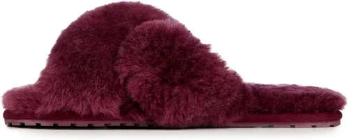 Vista 4 de EMU Australia Pantuflas Mayberry para mujer, Merlot