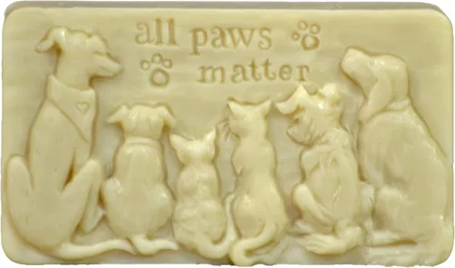Vista 4 de All Paws Matter - Molde de silicona, jabón, cera de yeso, resina de arcilla de 5 onzas para perros y gatos