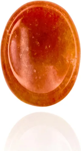 Vista 51 de GEMSCITE Piedras antiestrés del pulgar metafísicas con gemas preciosas para sanación con cristales Reiki, para hombres y mujeres, regalo Feng Shui