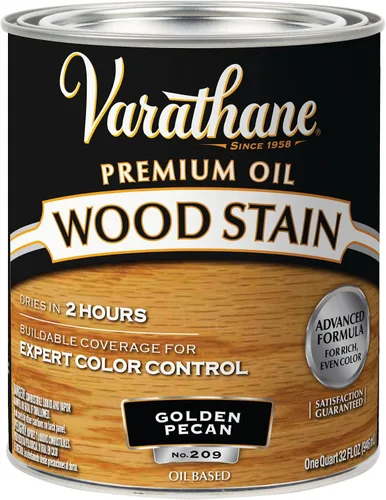 Vista 12 de 1 cuarto de galón Rust-Oleum Brands 211728H Gunstock Varathane - Tinte para madera interior a base de aceite (paquete de 2)