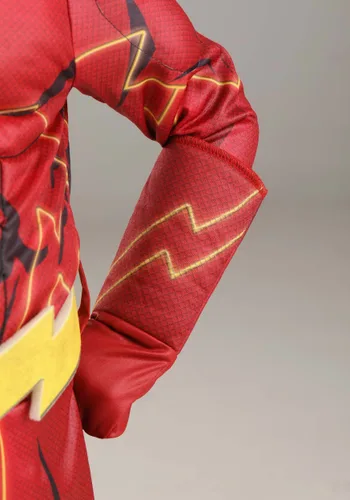 Vista 2 de Disfraz Deluxe de Flash para Niños Pequeños Multicolor