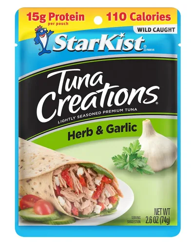 Vista 11 de StarKist Tuna Creations Ginger Sesame - Sabor de jengibre y sésamo para atún 14g Protein Per Serving, Wild Caught, Shelf Stable Seafood, Gluten