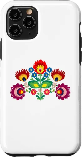 Vista 27 de iPhone 16 Polish Traditional Folk Pattern, Eastern Folklore Case