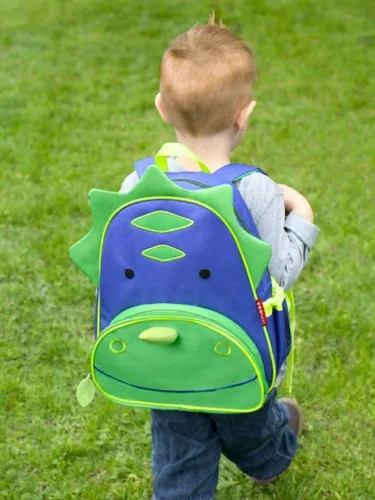 Vista 39 de Skip Hop - Mochila para preescolar, colección Zoo, para niños pequeños de 3 a 4 años, diseño de llama