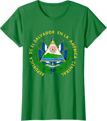 Vista 43 de Camiseta con diseño de emblema de la bandera de El Salvador