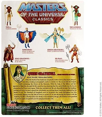 Vista 5 de Figura clásica de Maestros del Universo Queen Grayskull