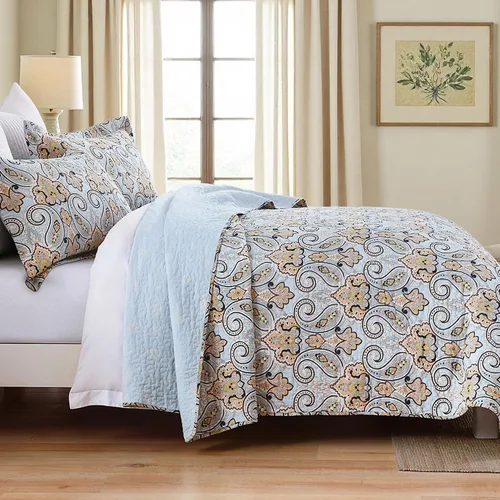 Vista 13 de Juego de edredón 100% algodón a rayas, bohemio, tamaño Queen, color beige y blanco, 3 piezas Lightweight & Soft Bedspread, Boho Style Bedding Set