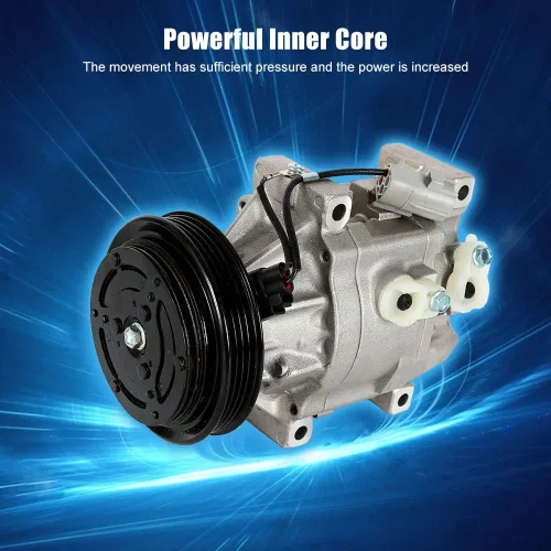 Vista 5 de Compresor y embrague de CA CO 11063AC apto para Toyota Echo 1.5L 2000 2001 2002 2003 2004 2005 60-00829NA