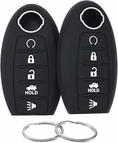 Vista 7 de REPROTECTING Funda de llave de goma de silicona Compatible con Nissan Altima SR Armada SL Maxima Murano Pathfinder Rogue Titan Versa Sentra