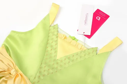 Vista 4 de ReliBeauty Disfraz de princesa para niñas pequeñas, sin mangas, con accesorios