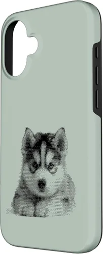 Vista 2 de Chic Husky Puppy - Funda para iPhone 16