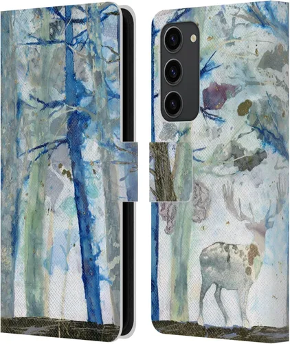 Vista 9 de Head Case Designs Officially Licensed Wyanne Half Light Nature 2 Leather Wallet Case Compatible with Samsung Galaxy S23+ 5G