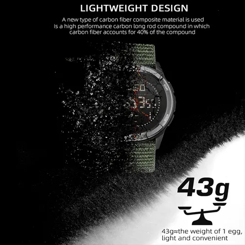 Vista 7 de DIDITIME Relojes tácticos para hombres, relojes militares para hombres, impermeables, 164 pies, reloj de fitness, relojes digitales para hombre