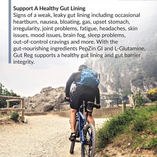 Vista 3 de BioTrust Gut Reg apoya un forro intestinal saludable, ayuda a restaurar la salud intestinal y ayuda a aliviar las molestias gastrointestinales