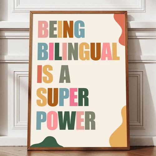 Vista 33 de Arte de pared con texto en inglés «Be the Change You Wish to See in the World», póster motivacional colorido para el aula, arte estético, citas