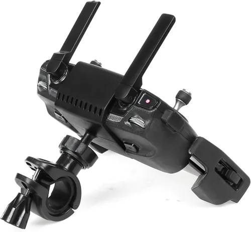 Vista 3 de Drone Control remoto rótula 360° giratorio soporte de barra de bicicleta Soporte de montaje para DJI Mavic Air y DJI Spark Transmisor controlador