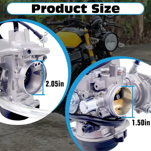 Vista 5 de Aniro Moto Nuevo carburador para Yamaha GRIZZLY 350 YFM350 2007-2009 - Yamaha YFM350 BRUIN 2004-2006 - Yamaha YFM350 WOLVERINE 2006-2009