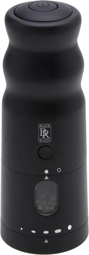 Vista 8 de Molinillo de pimienta BLACK RAIN, grosor ajustable, molinillo de pimienta recargable con luz LED, molinillo de pimienta profesional de grado pesado
