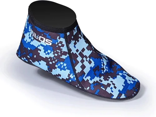 Vista 9 de Tilos 3mm Ankle Neoprene Socks - Hypoallergenic, Non-Slip, Durable Water Socks for Diving, Snorkeling, Water Aerobics & More