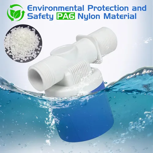 Vista 2 de Paquete de 2 válvulas de flotador de agua de 1 "para tanque de agua a través de piscina de ganado 1 Inch Side Inlet Automatic Water Level Control