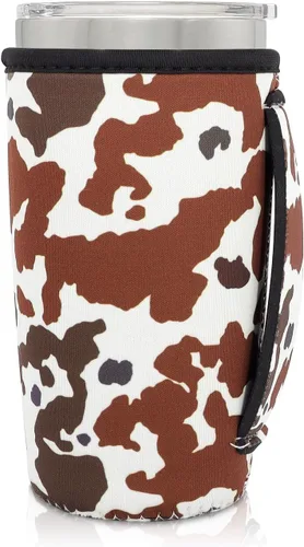 Vista 122 de Fundas Aislantes de Neopreno Portavasos con Asa para Vasos Tumbler de 20oz, Funda Reutilizable para Café Helado Para Tazas de Café de 30oz - 32oz