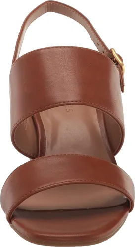 Vista 2 de Aerosoles Sandalia de tacón elegante para mujer, Marrón (Dark Tan)
