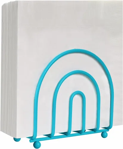 Vista 10 de Blue Donuts Classic Arc Collection - Servilleteros para mesas, servilleteros de granja, servilleteros de mesa de comedor para cocina, color negro