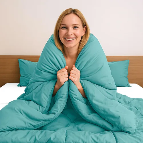 Vista 6 de Pure Bedding - Funda de edredón tamaño Individual/Individual XL - Juego de ropa de cama extra suave de 2 piezas, incluye 1 funda de edredón de 68 x