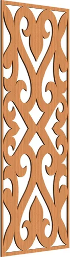 Vista 7 de Keene Paneles de pared decorativos de madera con calado, 9 3/8 pulgadas de ancho x 24 3/8 pulgadas de alto x 1/4 de alto, abedul Birch