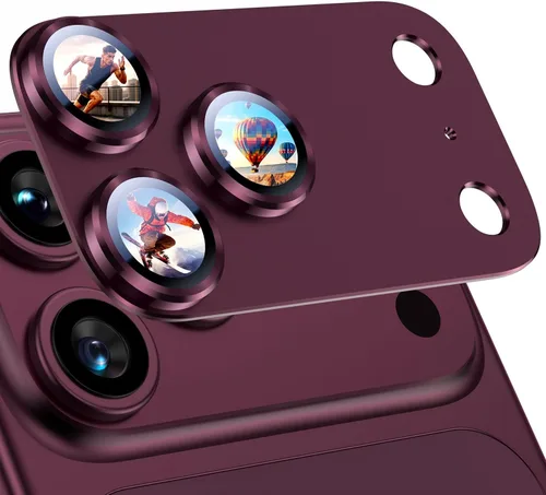 Vista 89 de Uyiton para iPhone 13 Pro/iPhone 13 Pro Max Protector de Lente de Cámara, [Fuerte Adhesión] [Protección contra Caídas] Cubierta de Cámara Posterior