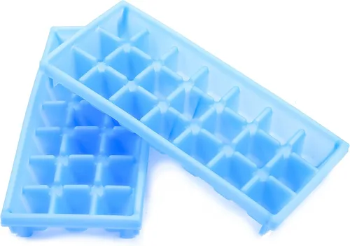 Vista 2 de Camco Bandeja apilable para cubitos de hielo en miniatura para espacios compactos, 2 unidades (44100), azul (paquete de 4)