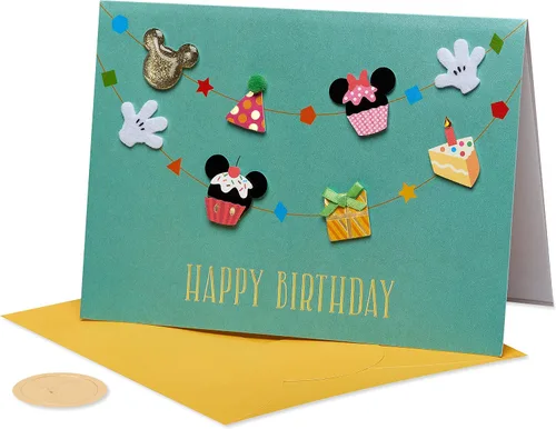 Vista 6 de Papyrus Tarjeta de cumpleaños de Mickey y Minnie Mouse (Tan maravillosa como tú)