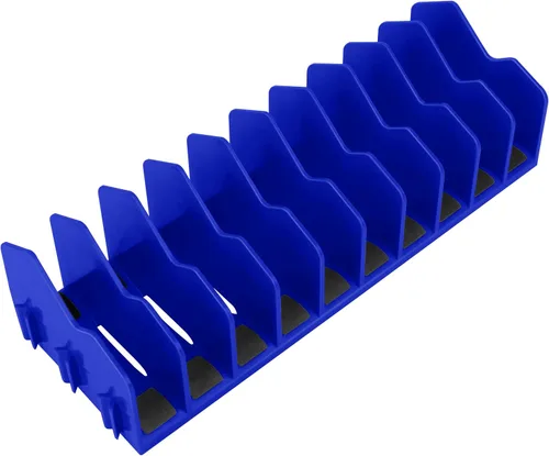 Vista 11 de HURRICANE Alicates organizador con base de goma antideslizante, diseño extensible, azul y verde, paquete de 2