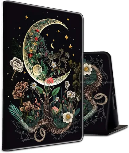 Vista 14 de Funda para tablet Fire 7 (12ª generación, versión 2022), delgada, a prueba de golpes, delgada, de piel sintética, con función de apagado/encendido