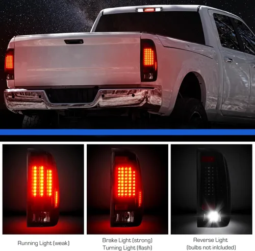 Vista 2 de Conjunto de luces traseras LED para Ford F150 1997-2004, para F250 Light Duty 1997-1999, para F250/F350/F450/F550 Super Duty 1999-2007