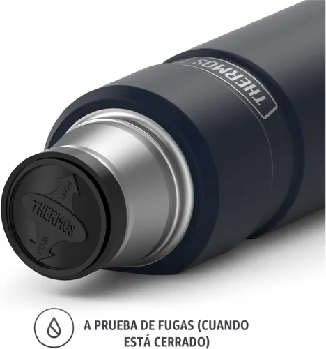 Vista 3 de THERMOS Stainless King - Botella compacta aislada al vacío, 16 onzas, azul medianoche