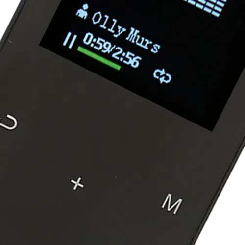 Vista 8 de Reproductor MP3 8G con Bluetooth, pantalla de 1.8 pulgadas, reproductor de música ultra delgado con reproducción de video, reducción de ruido, Negro