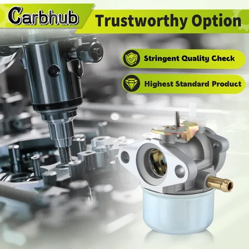 Vista 3 de Carbhub 799869 Carburador para cortacésped 792253 498170 499059 799869 Lavadora a presión para cortacésped Rotary 14112 Oregon 50-658 Carb