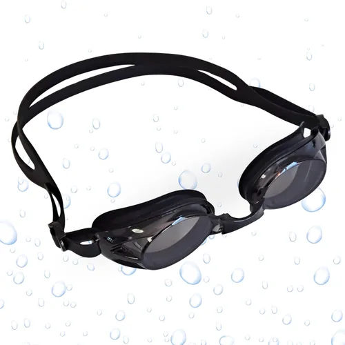 Vista 4 de Gafas de natación antivaho para adultos, gafas de natación miopía miopía para visión miopía MS 5000P, color negro