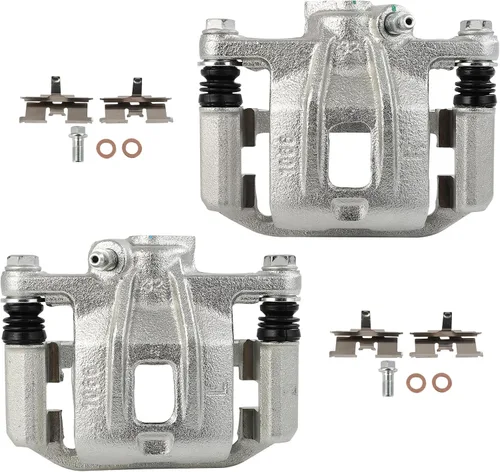 Vista 20 de cciyu Conjunto de pinza de freno trasera izquierda 18B4644A con soporte para Buick Rendezvous, para Chevy Venture, para Oldsmobile Silhouette