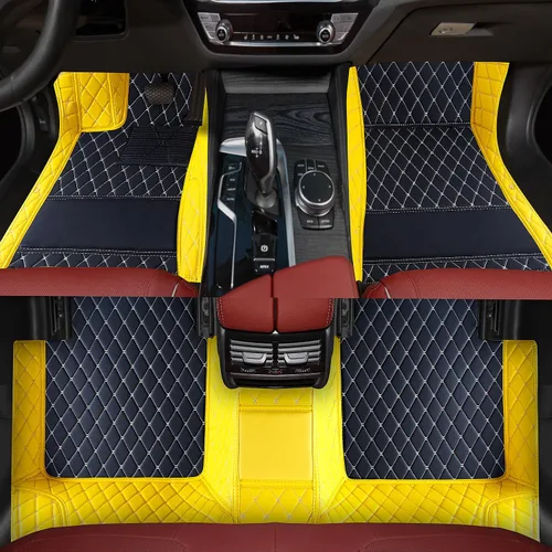 Vista 9 de Alfombrillas personalizadas para automóvil adecuadas para el 99% de automóviles, camiones, SUV, alfombrillas para todo tipo de clima, alfombrillas