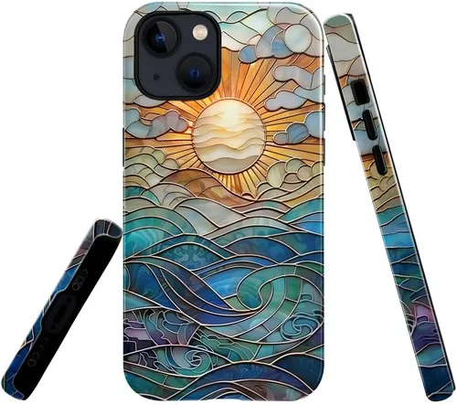 Vista 26 de Funda TnXee Compatible con iPhone 11, Funda Híbrida Brillante de 2 Capas para Prevenir Caídas para Niñas y Niños, Aspecto Bonito con Flores Salvajes